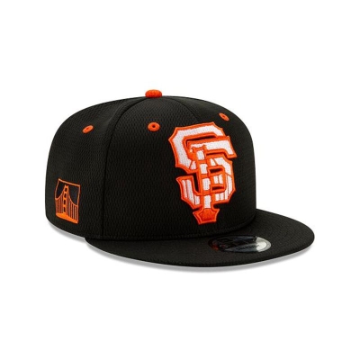 Black San Francisco Giants Hat - New Era MLB Batting Practice 9FIFTY Snapback Caps USA1267935